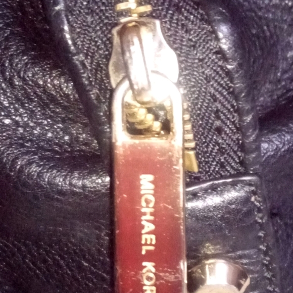 Michael Kors Black Pebbled Leather Tote Handbag - Picture 7 of 10